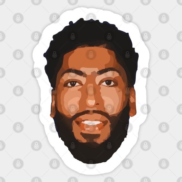 Anthony Davis Sticker by Playful Creatives